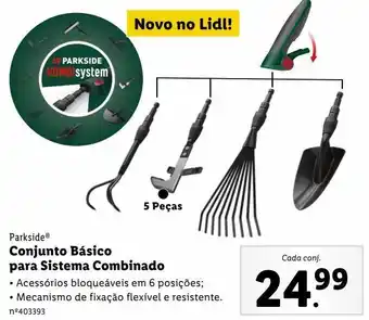 Lidl Conjunto jardim parkside promoção