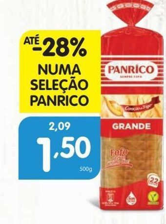 Minipreço Pão de forma panrico promoção