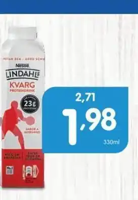 Minipreço Batido de morango lindahls promoção