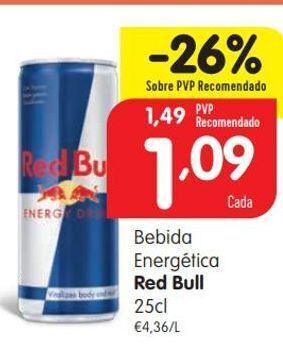 Minipreço Bebida energética red bull promoção