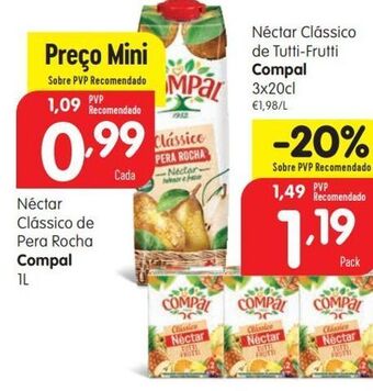 Minipreço Néctar compal promoção