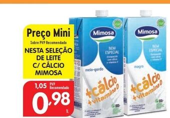 Minipreço Leite mimosa promoção