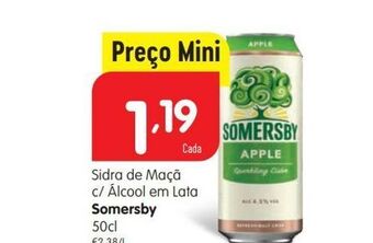 Minipreço Sidra somersby promoção