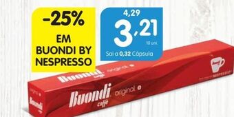 Cápsulas de café buondi