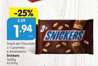Minipreço Chocolates snickers promoção