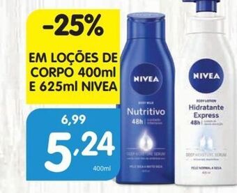 Minipreço Loção hidratante nivea promoção