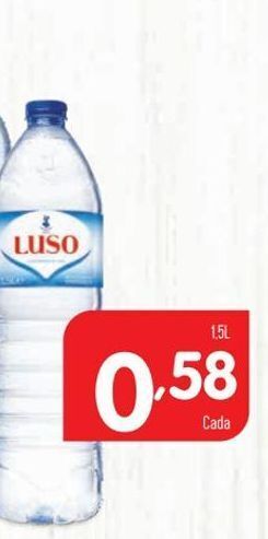 Minipreço Água luso promoção