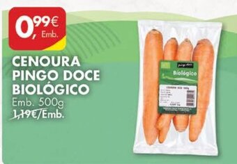 Pingo Doce Cenoura Pingo Doce Biológico 500g promoção