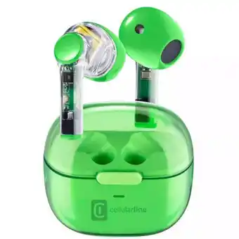 Auricular bluetooth cellularline tws fine verde