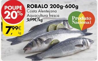 Pingo Doce Robalo 200/600g promoção