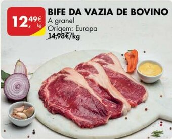 Pingo Doce Bife da Vazia de Bovino 1kg promoção