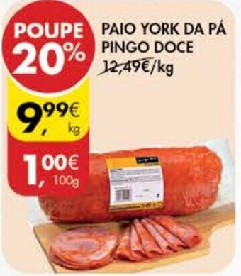Pingo Doce Paio York da Pá Pingo Doce 1kg promoção