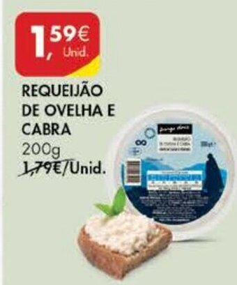 Pingo Doce Requeijão de Ovelha E Cabra 200g promoção