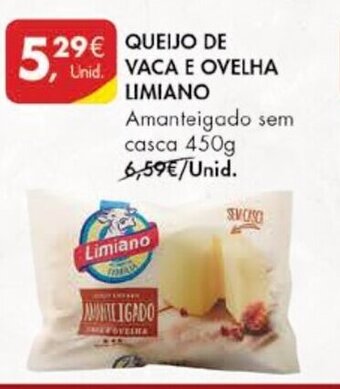 Pingo Doce Queijo De Vaca E Ovelha Limiano 450g promoção