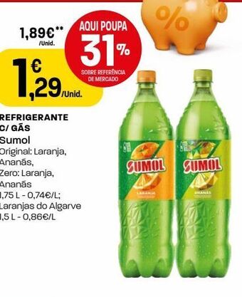 Intermarché Refrescos sumol promoção