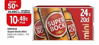 Intermarché Cerveja super bock promoção