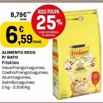 Intermarché Comida para gatos friskies promoção