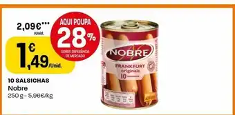 Intermarché Salsichas de peru nobre promoção