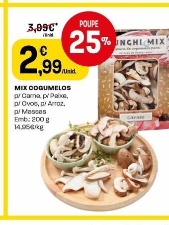 Intermarché Cogumelos promoção