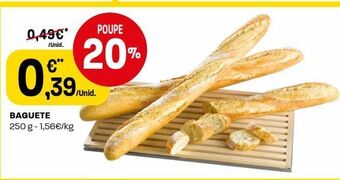 Intermarché Baguette promoção
