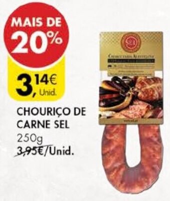 Pingo Doce Chouriço de Carne Sel 250g promoção