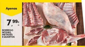 Continente Borrego Inteiro, Metades E Quartos 1kg promoção