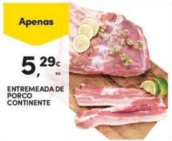 Continente Entremeada de Porco Continente promoção