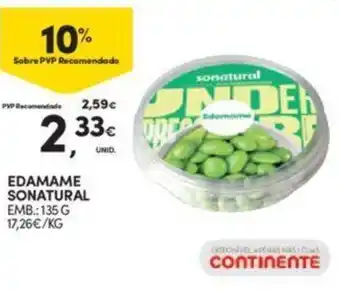 Continente Edamame Sonatural 135g promoção