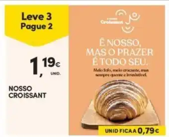 Continente Nosso Croissant promoção