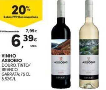 Continente Vinho Assobio 75cl promoção