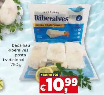 Bolama Bacalhau Riberalves Posta Tradicional 750g promoção