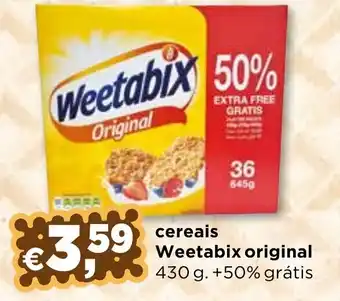 Bolama Cereais Weetabix Original 43g promoção