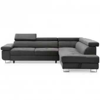 Sofá chaise longue helsinquia com cama de casal e baú