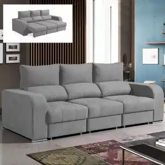 Homy Casa Sofá 3 lugares com cama de casal dubai promoção
