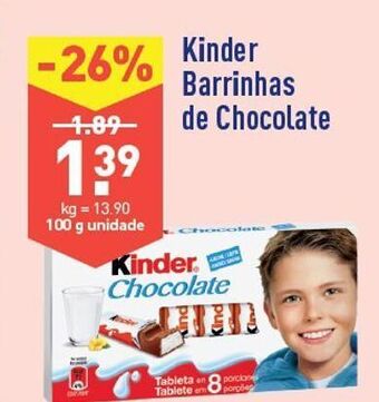 ALDI Chocolates kinder promoção