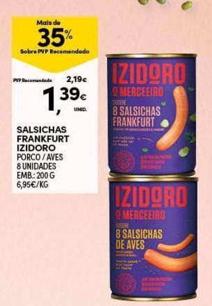 Continente Bom dia Salsicha izidoro promoção