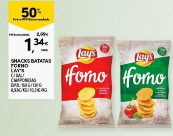 Continente Bom dia Batata chips lay's promoção