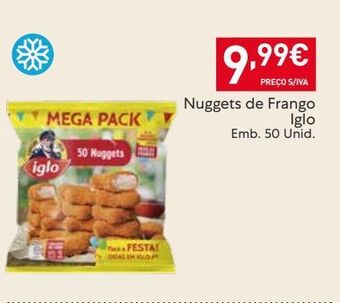 Recheio Nuggets de frango iglo promoção