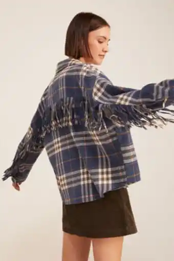 Springfield Sobrecamisa quadrados franjas promoção