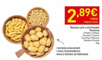 Recheio Batatas promoção