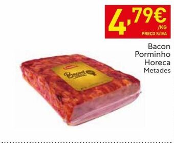 Recheio Bacon porminho promoção