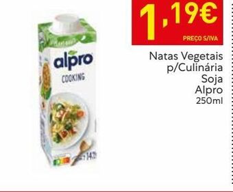 Recheio Laticínio alpro promoção