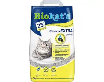 Areia p/ gato biokat's extra classic 5 kg