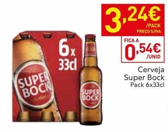 Recheio Cerveja super bock promoção
