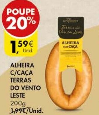Pingo Doce Alheira C/Caça Terras do Vento Leste 200g promoção