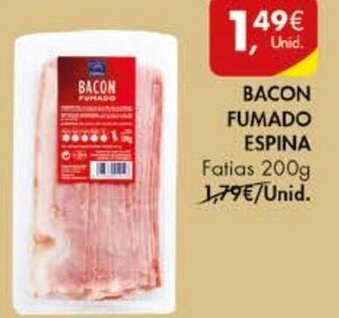 Pingo Doce Bacon Fumado Espina 200g promoção