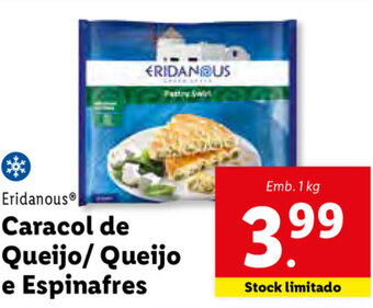Eridanous Caracol de Queijo/ Queijo e Espinafres 1kg