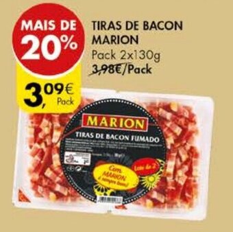 Tiras de Bacon Marion Pack 2x130g