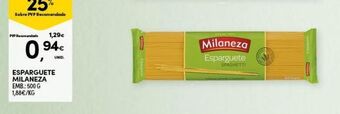 Continente Bom dia Esparguete milaneza promoção