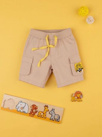 Prénatal Popeline curta bimbo bege - prénatal promoção